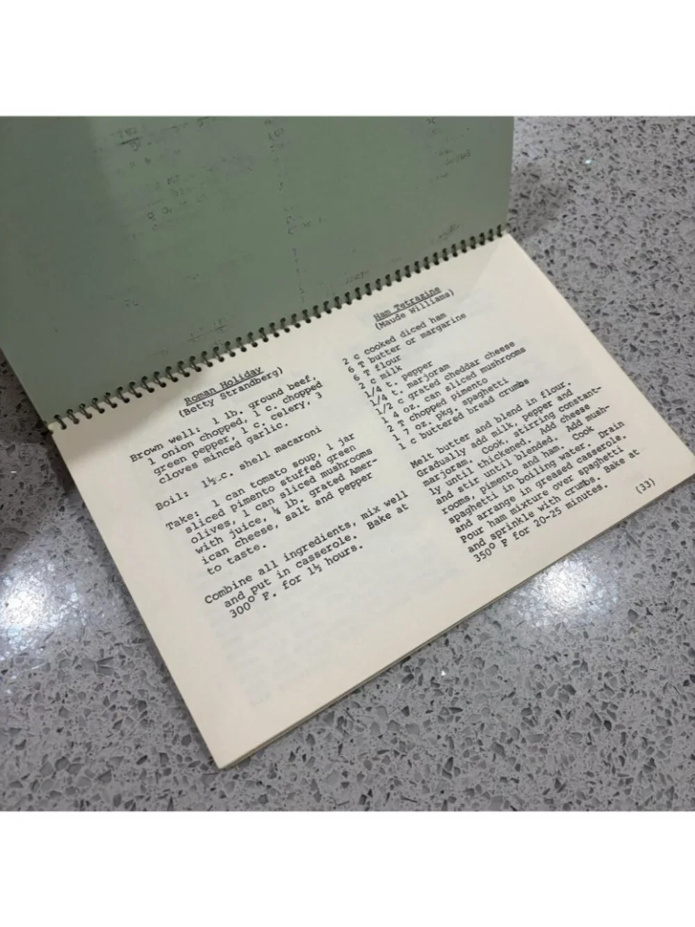 Vintage 1970s Granny Church Recipes My Favorite, Cookbook See Pics